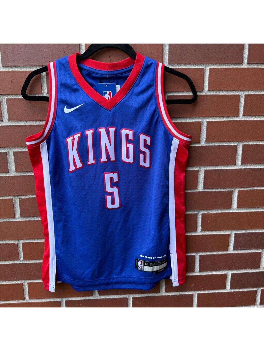De'Aaron Fox Sacramento Kings Nike NBA Jersey Youth Medium 10/12 City Edition